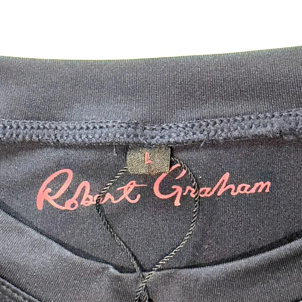Robert Graham Monkey Business L/S Mens Sun UPF 50+ Performance Shirt Large New